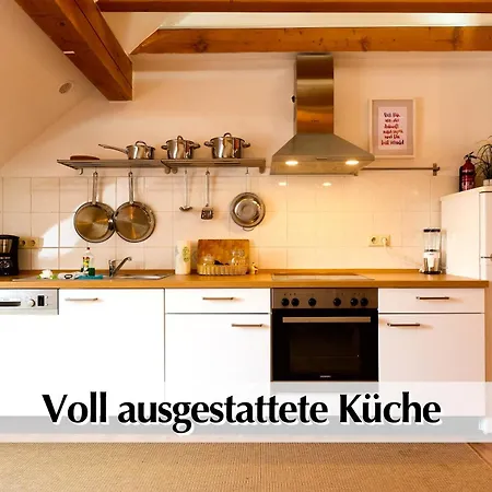 Apartment Helle 72qm Maisonette Im Herzen Erfurts Mit Kingsize Bett, Smart-tv, Etc