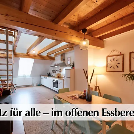 Apartment Helle 72qm Maisonette Im Herzen Erfurts Mit Kingsize Bett, Smart-tv, Etc *