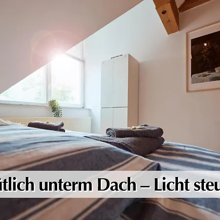 Helle 72qm Maisonette Im Herzen Erfurts Mit Kingsize Bett, Smart-tv, Etc Apartamento